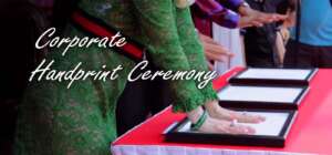 Corporate Handprint Ceremony