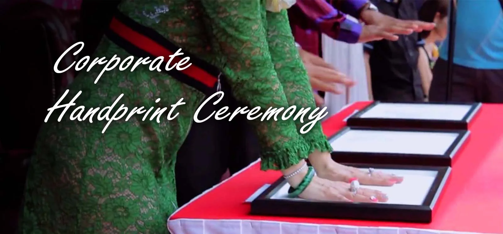 Corporate Handprint Ceremony