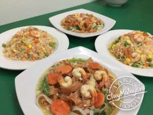 fake food asian malaysia fry rice and wan tan hor 01