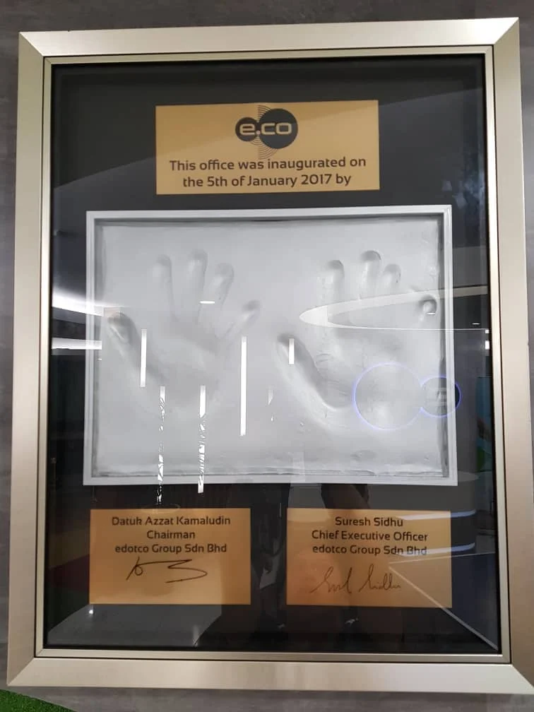 Corporate Handprint August 2018 event for edotco Group Sdn Bhd 6 edotco axiata group 2017 office inaugurated 1b